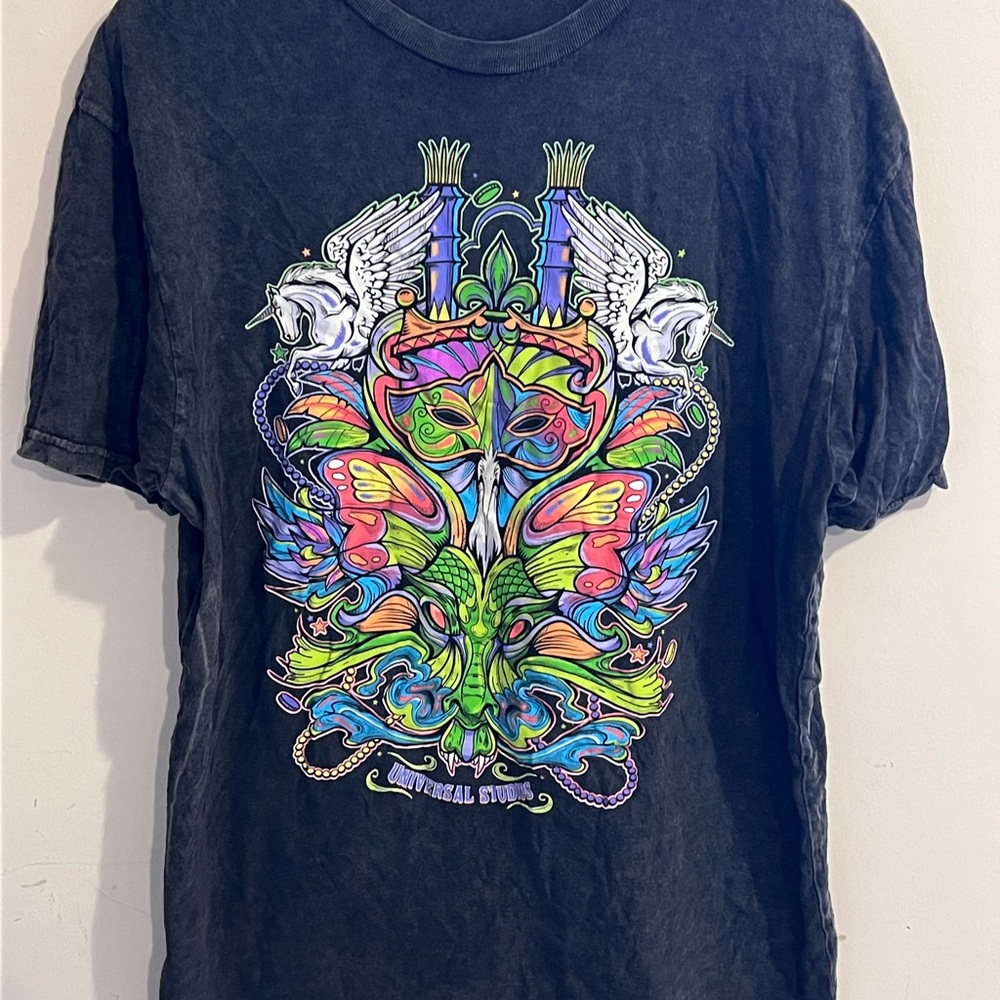 Psychedelic Graphic Black T-Shirt